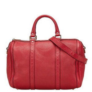Gucci Micro Guccissima Shoulder Bag Red Leather